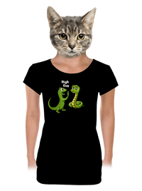 dámske tričko s lemom