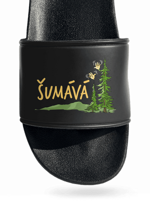 Šumává šľapky Black