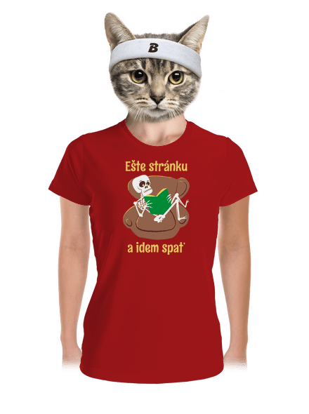 Ešte stránku dámske športové tričko Red Mal