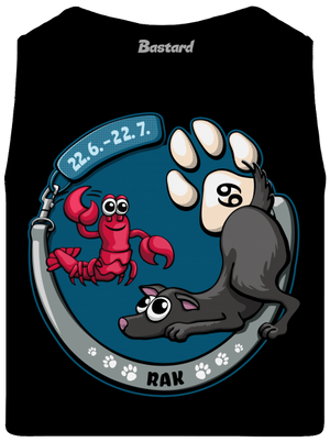 Psí horoskop: Rak pánske tielko Black