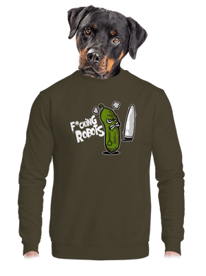 unisex mikina bez kapucne