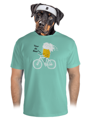 Tour de beer pánske športové tričko Mint Mal