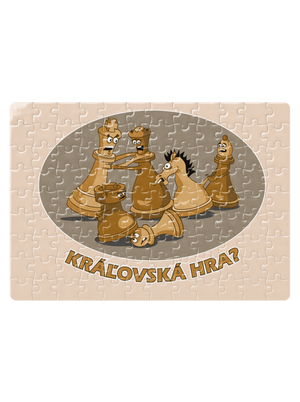 Kráľovská hra puzzle White