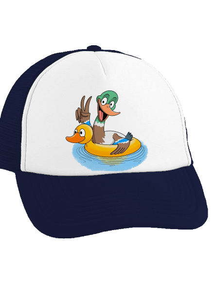 Káčer neplavec šiltovka truckerka French Navy cap
