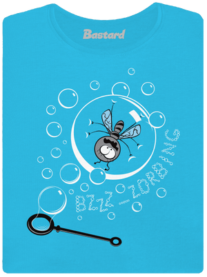 Zorbing dámske tričko s lemom Blue Atol