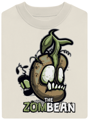 Zombean unisex mikina bez kapucne Off White