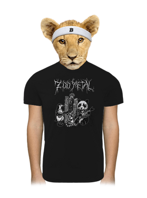 ZOO metal detské športové tričko Black