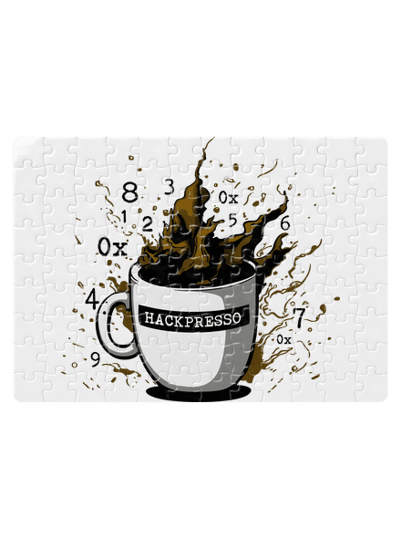 Hackpresso  puzzle White