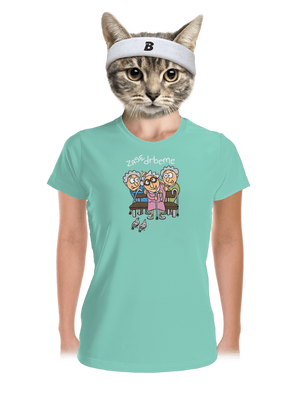 Zase drbeme dámske športové tričko Mint Mal