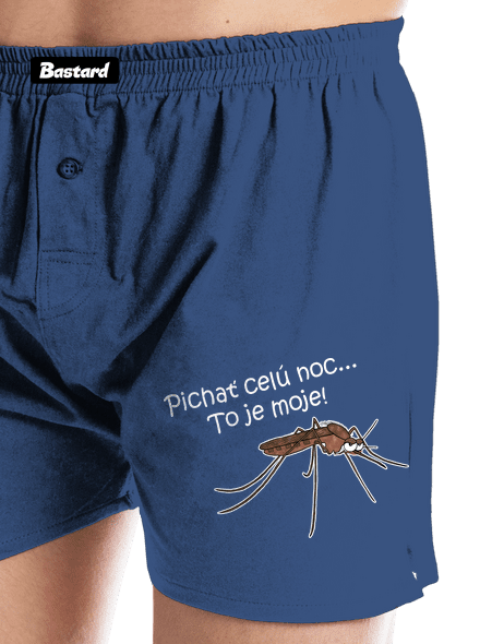 Komár s výdržou pánske trenky Blue