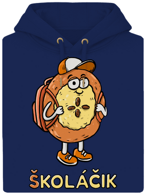 Školáčik unisex mikina premium Navy