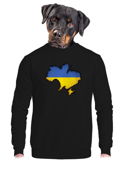 Ukrajina - Inside unisex mikina bez kapucne Black