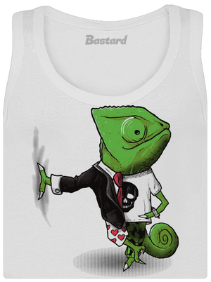 Majster prevlekov dámske tielko klasické White