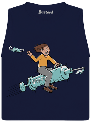 Oslobodenie dámske tielko voľné Navy