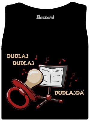 Dudlajdá dámske tielko klasické Black