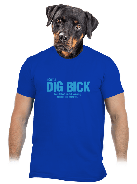 Dig bick pánske tričko Royal Blue