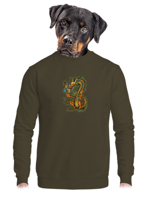 unisex mikina bez kapucne