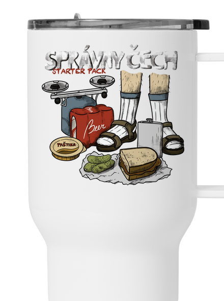 Správny Čech termohrnček White