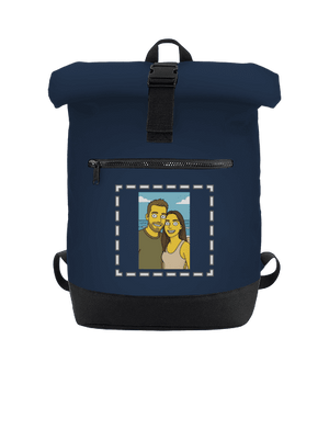 Simpsonovi z vlastnej fotky batoh French Navy