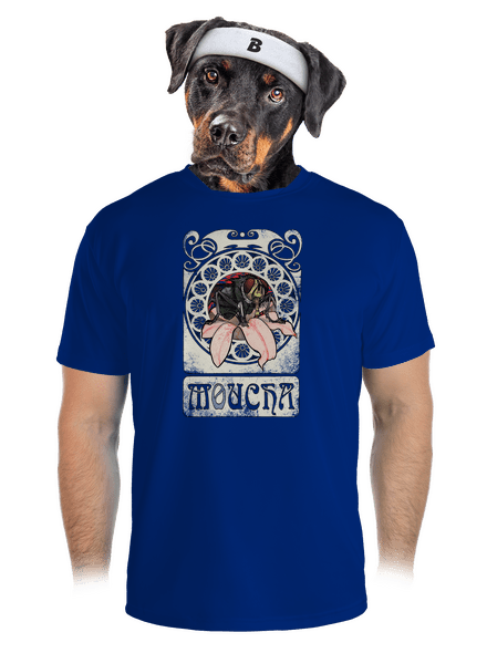 Mucha pánske športové tričko Royal Blue Mal