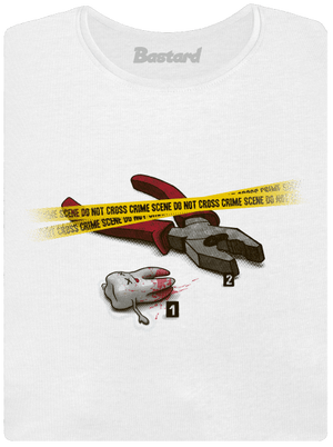 Zúbkovražda dámske tričko White