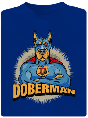 Doberman pánske športové tričko Royal Blue Mal