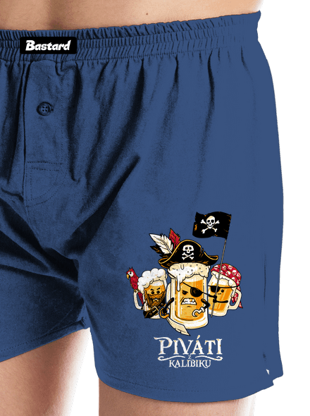 Piváti z Karibiku pánske trenky Blue