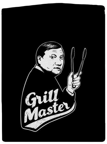 Grill master dámska mikina na zips Black