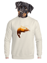unisex mikina bez kapucne