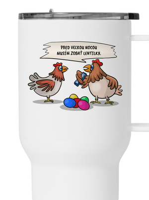 Sliepka pred Veľkou nocou termohrnček White