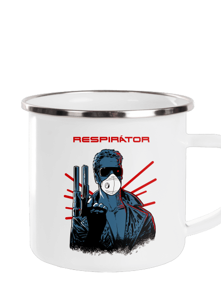 Respirátor plecháčik White