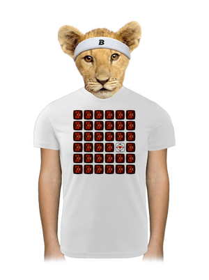 Pexeso detské športové tričko White