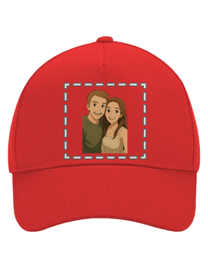Ghibli efekt z vlastnej fotky šiltovka baseballka Classic Red