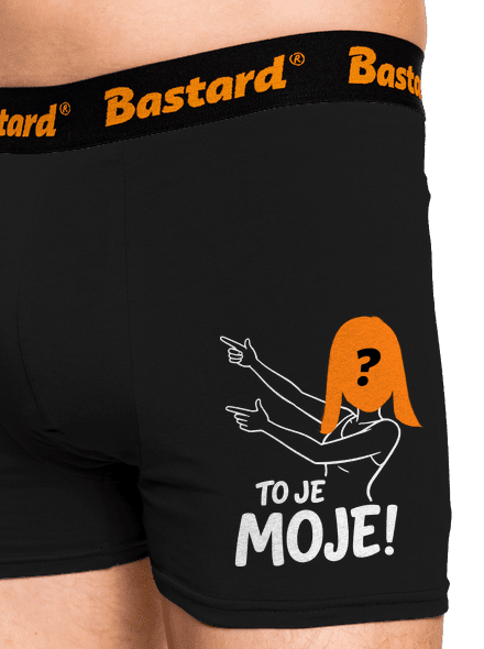 To je moje so ženou boxerky Black