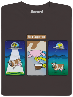 Alien Cappuccino pánske dlhý rukáv Bear Brown