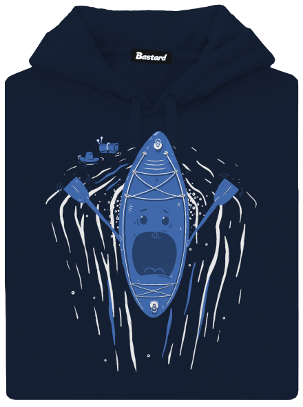 Ahhhh! pánska mikina klokanka Navy