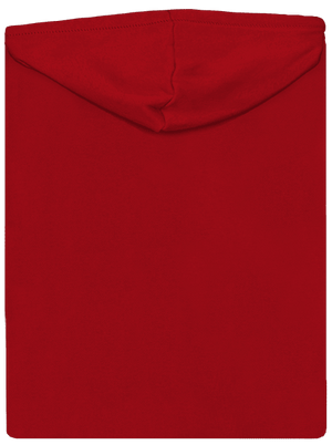 Bez potlače pánska mikina na zips Red