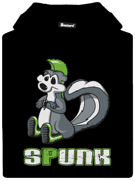 Spunk detská mikina klokanka Black