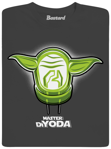 Mistr DiYoda pánske tričko Dark Grey
