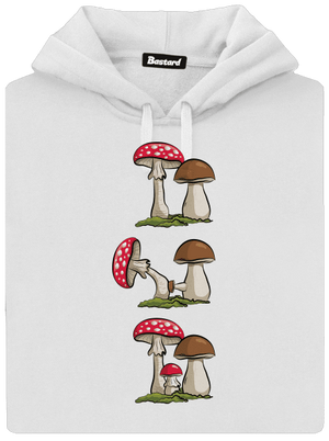 Z hubárskej kroniky dámska mikina klokanka White