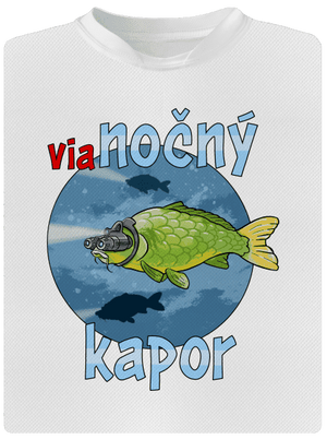 Vianočný kapor detské športové tričko White