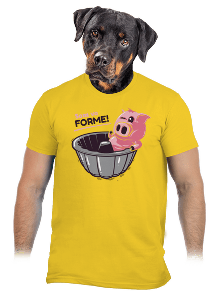 Vo forme pánske tričko Gold
