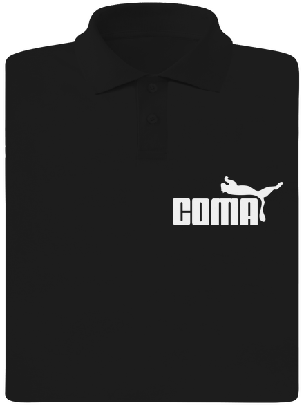 Coma pánska polokošeľa Black