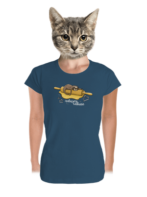 Milujem váľanie dámske tričko prémium Petrol Blue