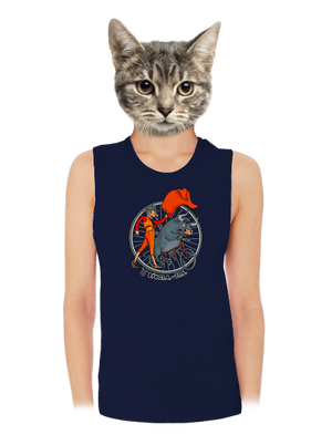 Cyklistický horoskop: Býk dámske tielko voľné Navy