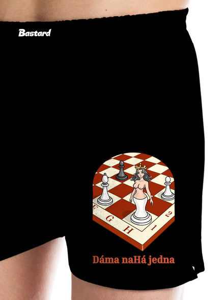 Dáma nahá jedna pánske trenky Black
