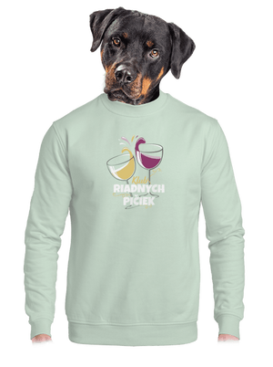 Klub riadnych pičiek unisex mikina bez kapucne Blush Mint