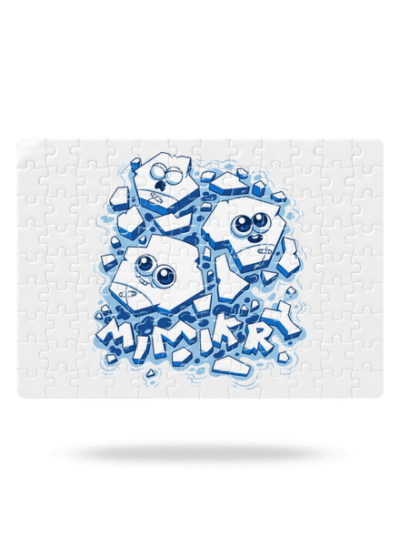 Ľadové mimikry puzzle White