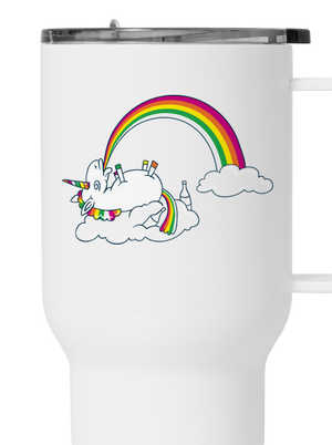 Tajomstvo dúhy termohrnček White