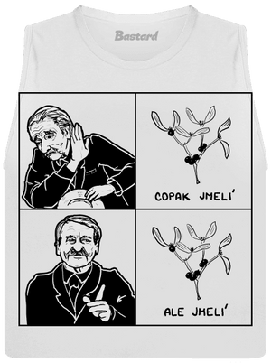 Cimrman: Copak jmelí dámske tielko voľné White